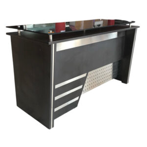 Escritorio 1.40 FOAP 5 Acero y Vidrio (ARIVAL)